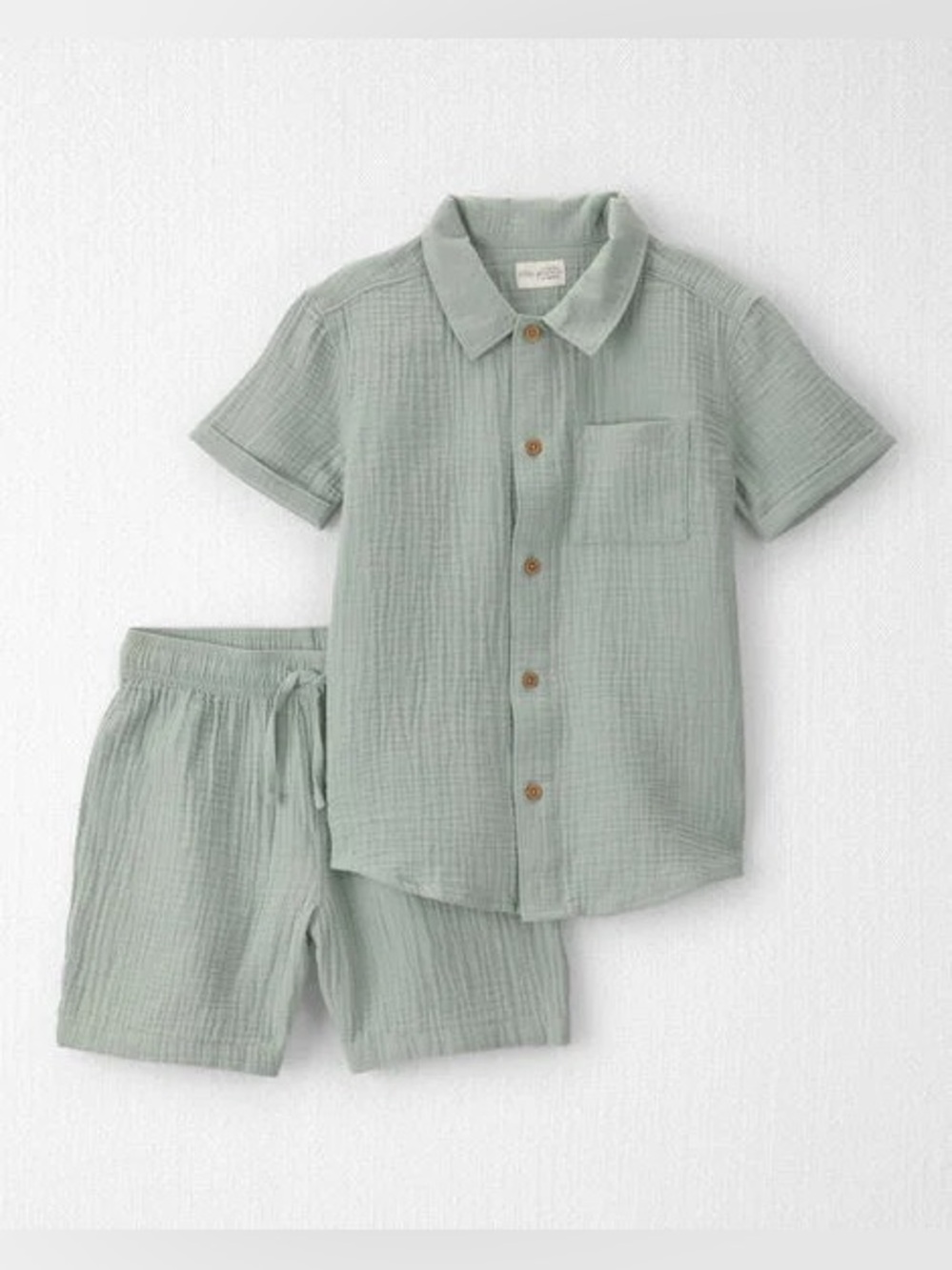 Little Planet Organic Cotton Gauze  Button-Down Shirt